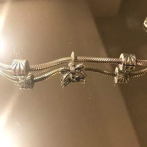 Pandora bracelet with accessories